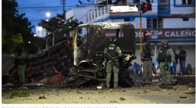 Caminhao bomba explode colombia