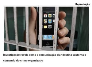 celulares dentro presidios