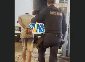 homem bate gravida colider