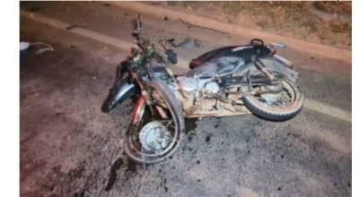 motociclista morre colisao biz e caminhao
