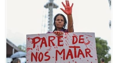 mulheres pedindo fim mortes