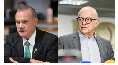 senador WF e Piveta briga politica