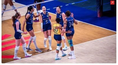 time volei Brasil vence Italia